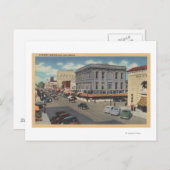 マリーズビルカリフォルニアタウンビューオブD通り ポストカード (正面/裏面)