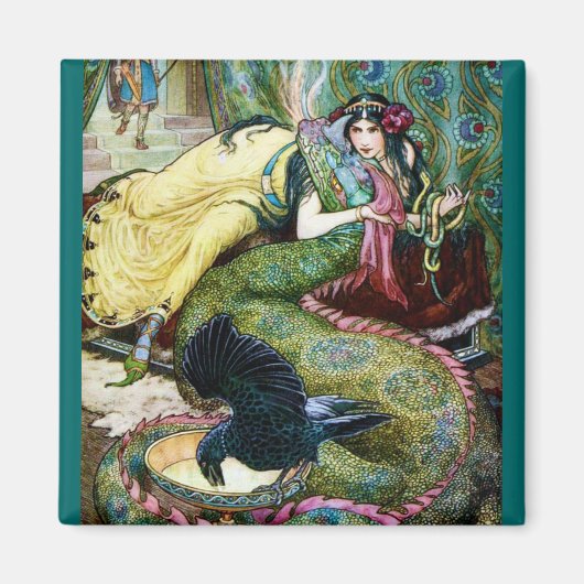 マリーナとドラゴン マグネット (正面)