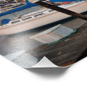 マリーナのボート フォトプリント            (角)