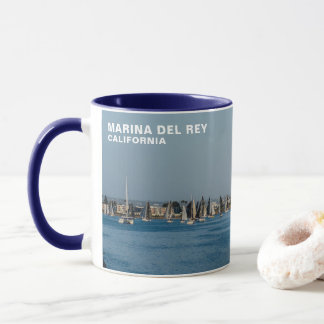 マリーナの帆船 – Marina del Rey, CA マグカップ