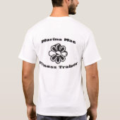 マリーナのmaeのフィットネスのトレーナー tシャツ (裏面)