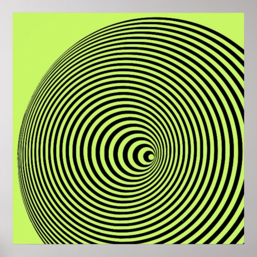 マリーナアポロニオプリント（緑） ポスター (正面)