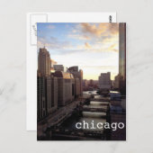 マリーナシティからシカゴリバービューホテル ポストカード (正面/裏面)