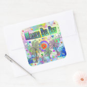 マリーナデル深いドリームステッカー スクエアシール (封筒)