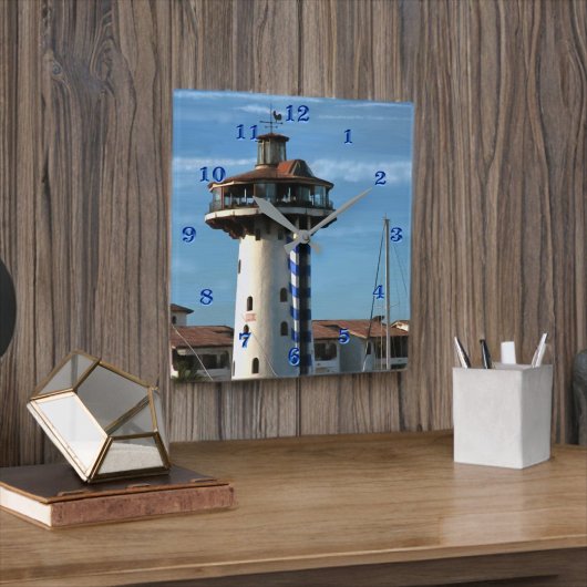 マリーナバラルタ0948 スクエア壁時計