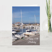 マリーナパーソナライズされた85th誕生日 カード (正面)