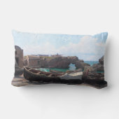 マリーナピッコーラオンカプリアイランド，イタリア。ハセルティーヌ ランバークッション (裏面)