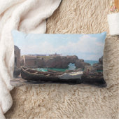 マリーナピッコーラオンカプリアイランド，イタリア。ハセルティーヌ ランバークッション (ブランケット)