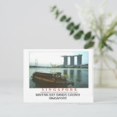 マリーナベイサンズカジノシンガポール ポストカード (スタンド正面)