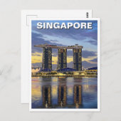 マリーナベイサンズシンガポール ポストカード (正面/裏面)
