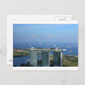 マリーナベイサンズラグジュアリーシップの形をしたホテル ポストカード (正面/裏面)