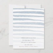 マリーナベイビーシャワー ホワイト サンキューカード (裏面)