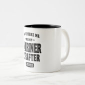 マリーナー製図工の職種 ツートーンマグカップ (正面右)