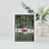 マリーナ反射 ポストカード (スタンド正面)