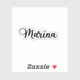 マリーナ名 – 手書き書道 シール