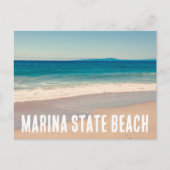 マリーナ州ビーチヴィンテージスタイル写真 ポストカード (正面)