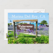 マリーナ素晴らし・デル・レイ葉書! ポストカード (正面/裏面)