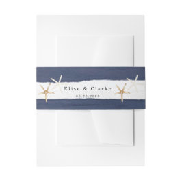 マリーナ航海の開花ネイビー赤面ピンク結婚ズ 招待状ベリーバンド