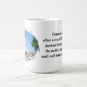 マリーナ・デル・レイの美しいマグ! コーヒーマグカップ (中央)