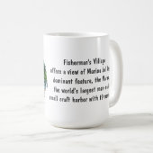 マリーナ・デル・レイの美しいマグ! コーヒーマグカップ (正面右)