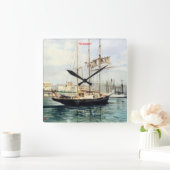 マリーナ/マリアナ/シースケープ スクエア壁時計 (ホーム)