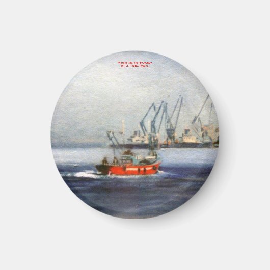 マリーナ/マリアナ/シースケープ マグネット (正面)