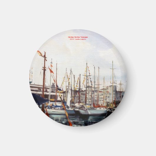 マリーナ/マリアナ/シースケープ マグネット (正面)