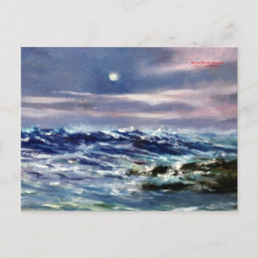 マリーナ/マリーニャ/シースケープ ポストカード (正面)