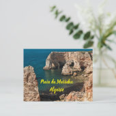 マリーニャビーチでラゴア，アルガルヴェ。ポルトガル ポストカード (スタンド正面)