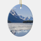 マリーニュ湖に反射する岩の山 セラミックオーナメント (右)