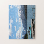 マリーニュ湖ジャスパー・カナダ。 ジグソーパズル (縦)