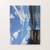 マリーニュ湖ジャスパー・カナダ。 ジグソーパズル (縦)