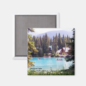 マリーニュ湖/ジャスパー国立公園（カナダ） マグネット (正面/裏面)