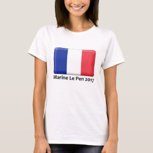 マリーヌ・ル・ペンの2017年の服装 Tシャツ