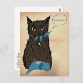 マリーフィッシュがツイッターを嫌う ポストカード (正面/裏面)