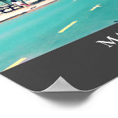 マリーボローオーストラリアの田舎のヴィンテージ旅行 ポスター (角)