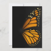 マリーポサ（昆虫）オオカバマダラ、モナークバタフライスウィート16 招待状 (裏面)