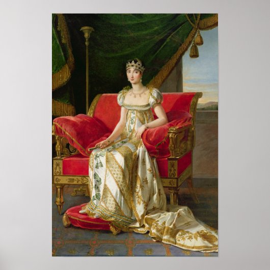 マリーポーリーヌボナパルトプリンセスボルゲーゼ， 1808 ポスター (正面)