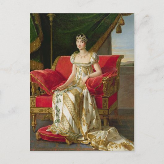 マリーポーリーヌボナパルトプリンセスボルゲーゼ， 1808 ポストカード (正面)