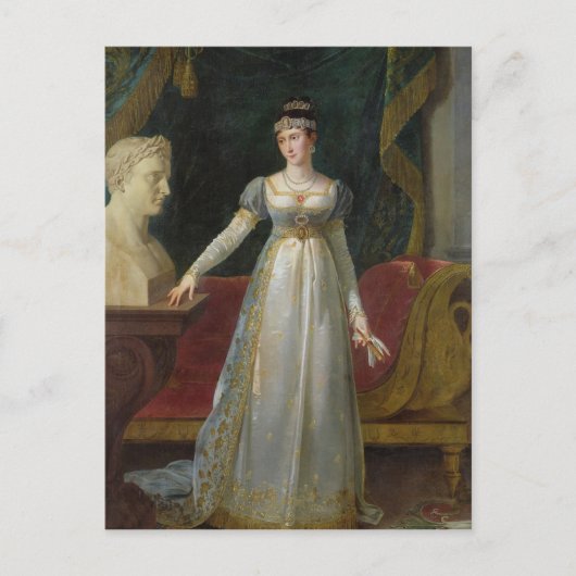 マリーポーリーヌボナパルトプリンセスボルゲーゼ， 1808 ポストカード (正面)