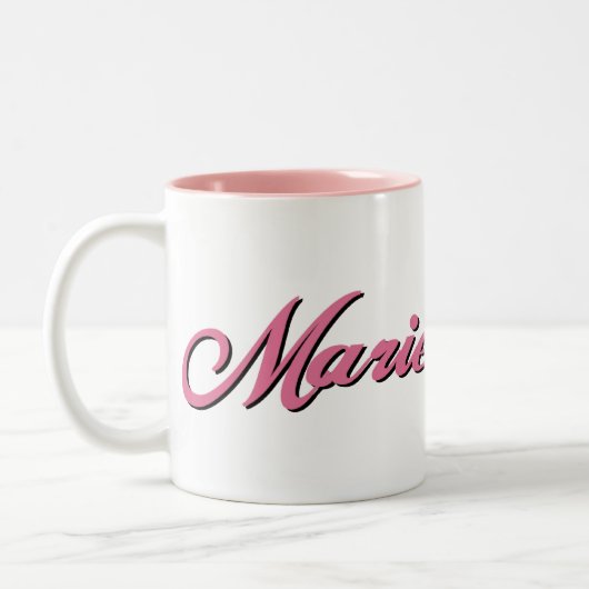マリーマグ ツートーンマグカップ (左)