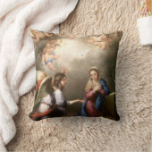 マリーロによる受胎告知(詳細) クッション (ブランケット)