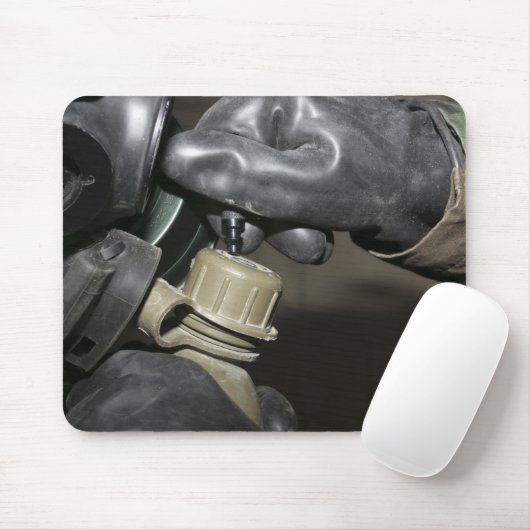 マリーンは飲み筒を自分の湯船に差し込む マウスパッド (マウス)