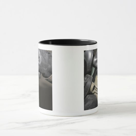 マリーンは飲み筒を自分の湯船に差し込む マグカップ (中央)