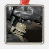 マリーンは飲み筒を自分の湯船に差し込む メタルオーナメント (正面)