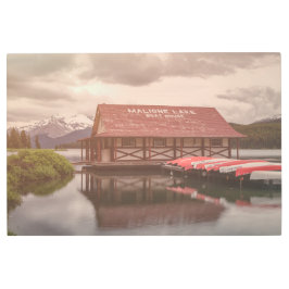 マリーンレイクボートハウス メタルプリント