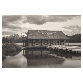 マリーンレイクボートハウス メタルプリント