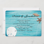 マリーン素朴ブルーデスティネーションビーチ結婚式 (正面)