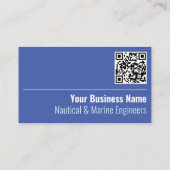 マリーン航海のエンジニアQRコード 名刺 (裏面)