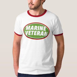 マリーン退役軍人プリント ノベルティ Tシャツ